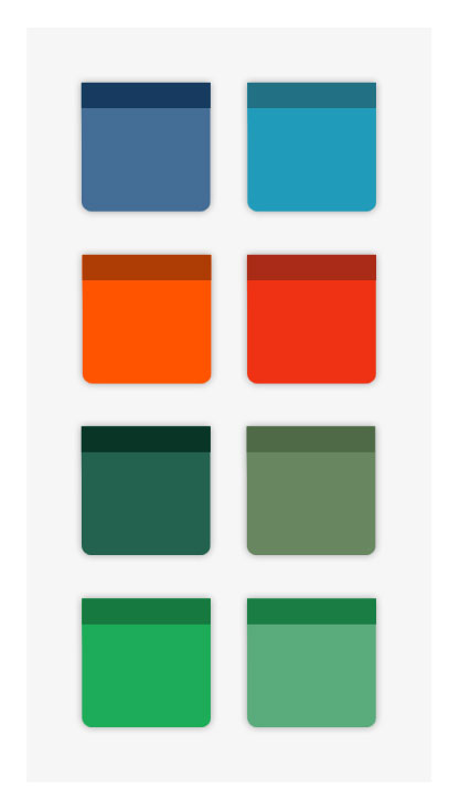 Alexa Dashboard - color palette